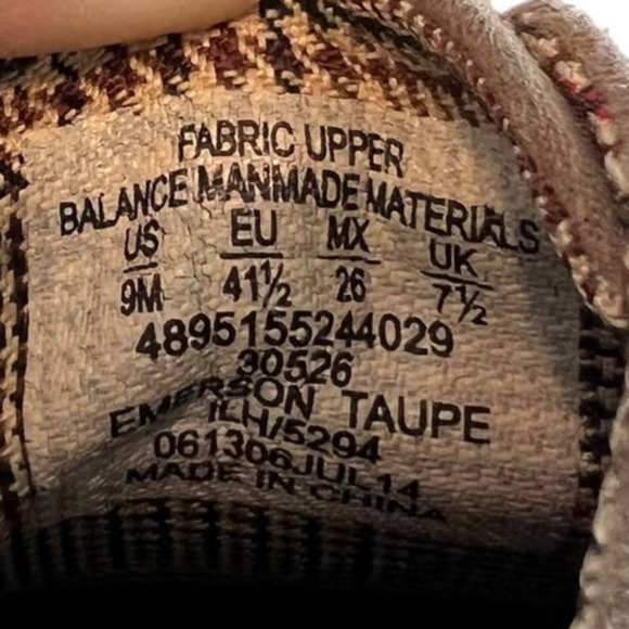 route 66 Emerson Taupe women's size 9M. Brown Wedge booties fabric Upper #83 - Picture 2 of 9